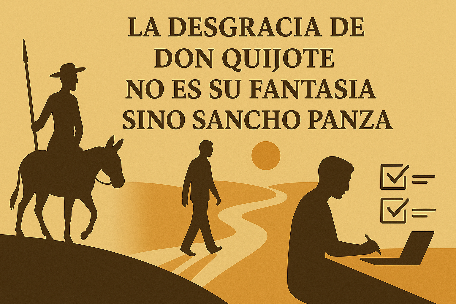 DON QUIJOTE Y SANCHO PANZA. El equilibrio interior